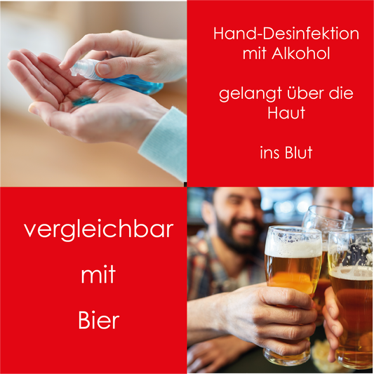 Alkoholfreie Desinfektion für Muslim