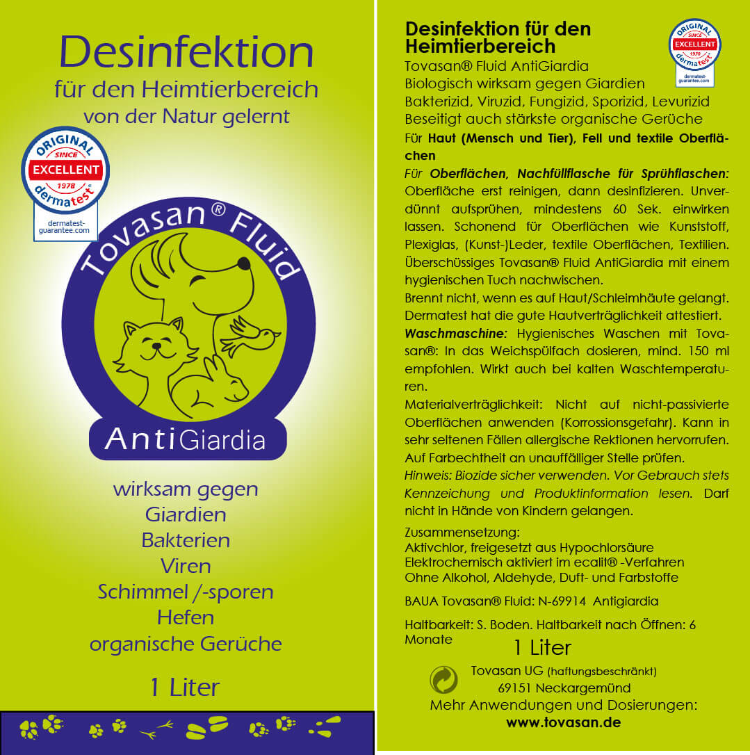 Tovasan® Fluid 1 l Nachfüllflasche